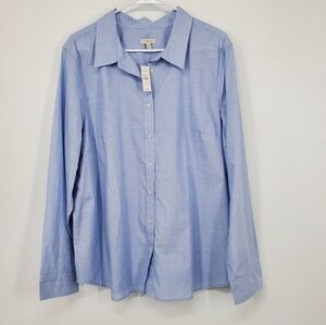 Talbots Light Blue Women's Blouse